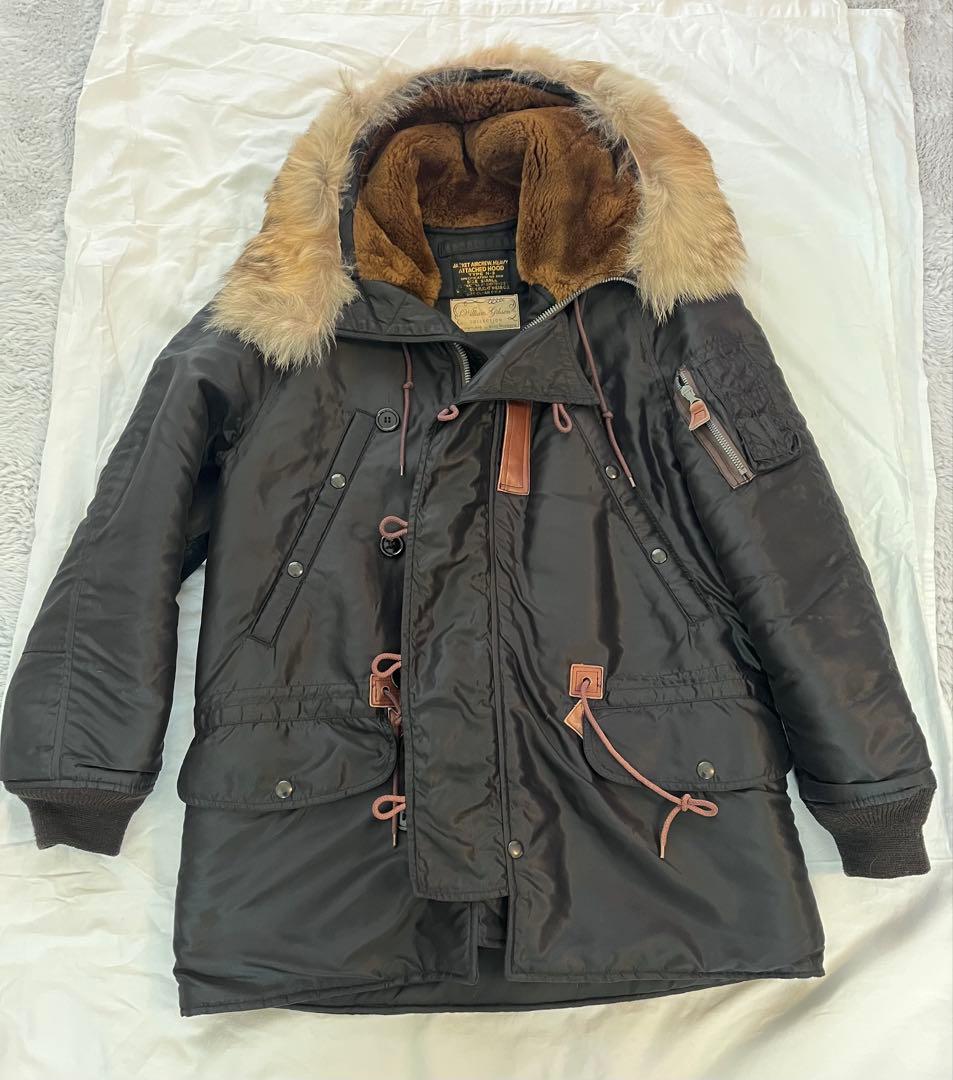 バズリクソンズ　ウィリアムギブソン　N-3 サイズS バズリクソンズ(BUZZ RICKSON'S) N-3フライトジャケット BLACK N-3