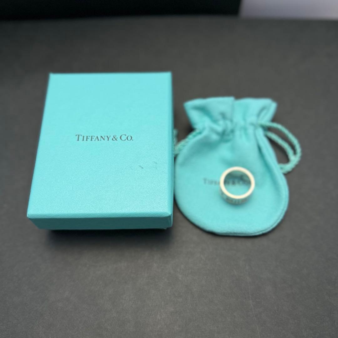 ティファニー アトラスリング 廃盤モデル ワイドリング S925 TC03