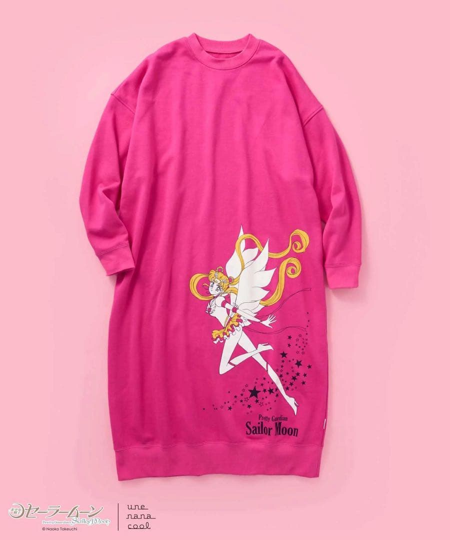 セーラームーン　ウンナナクール　une nana cool ワンピース ピンク セーラームーン ウンナナクール une nana cool ワンピース ピンク
