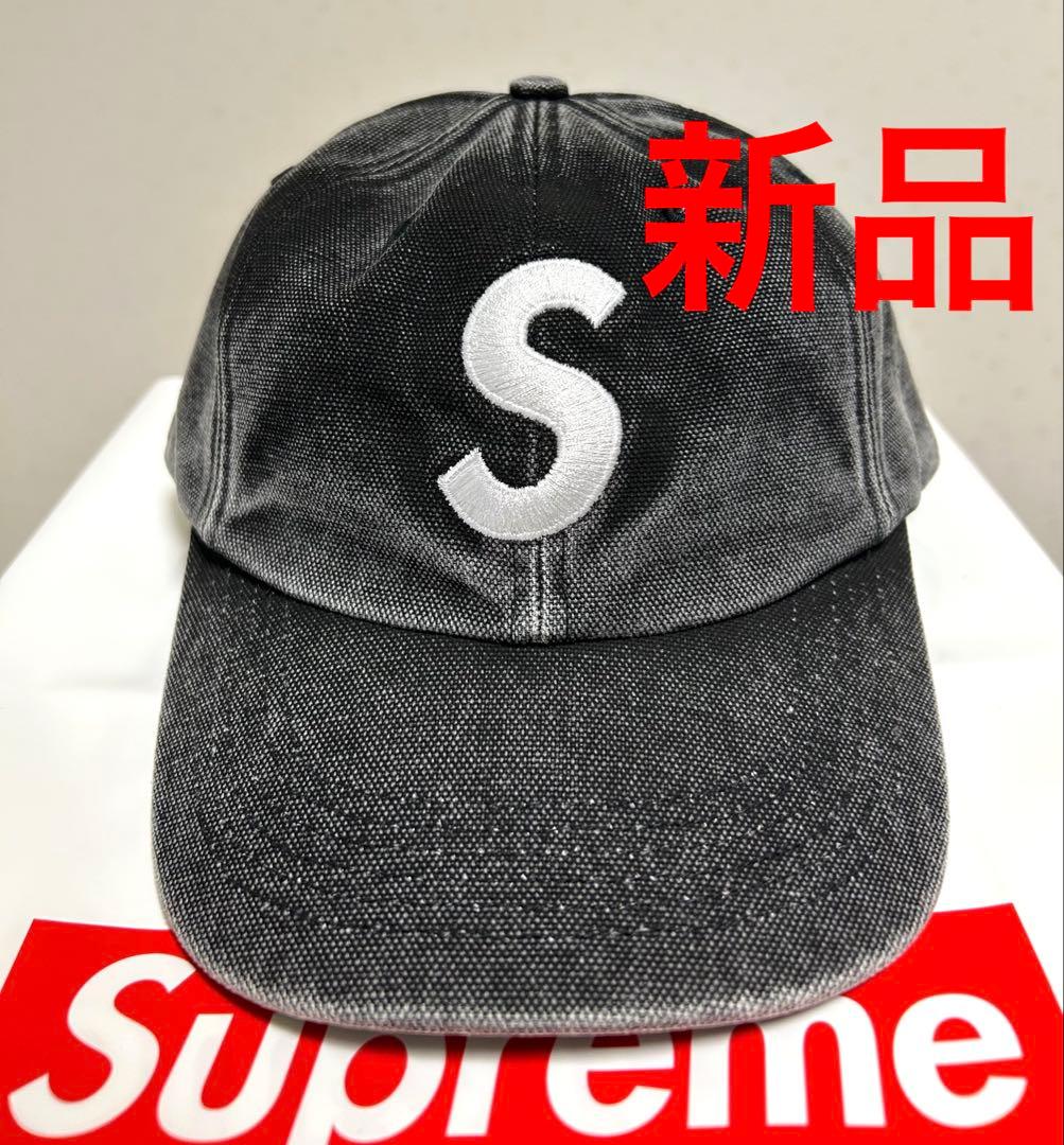 24H以内発送 完売品 新品 黒 Pigment S Logo 6-Panel Supreme Pigment S Logo 6-Panel (FW24) - $54