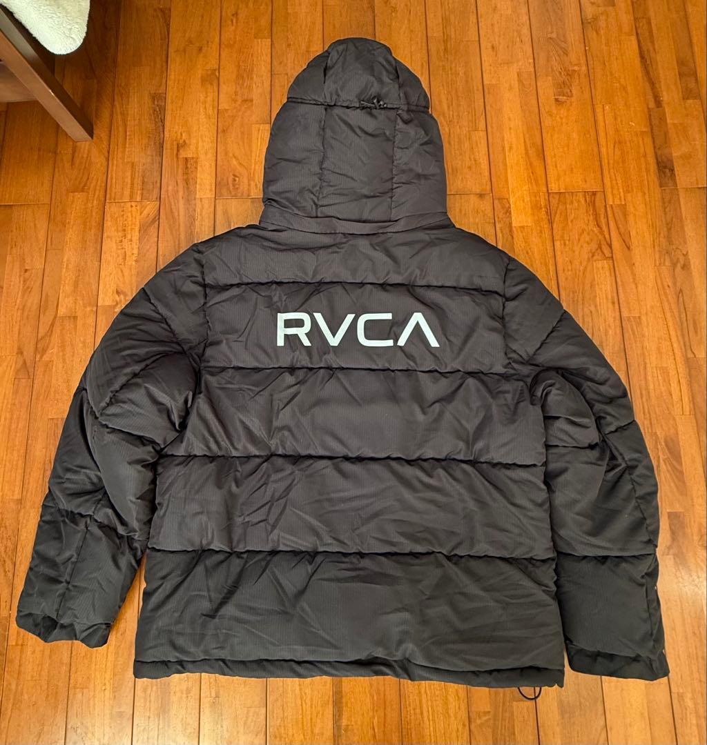 RVCA ダウンジャケット ブラック - メルカリ