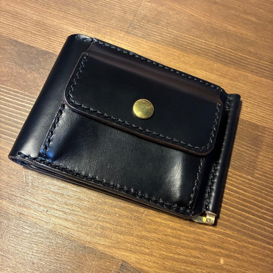 マネークリップ クロムエクセル×アラスカ ターコイズ トラッカー