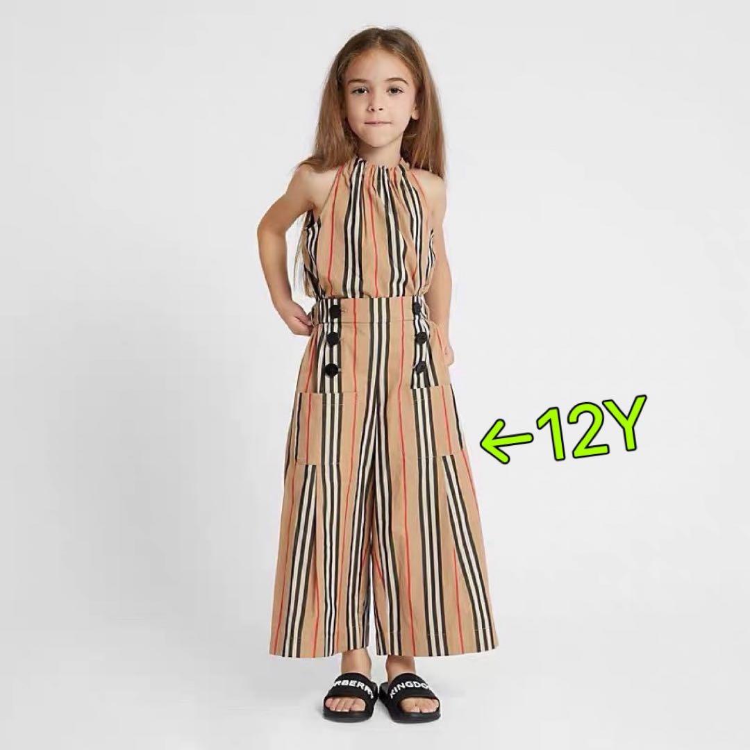 バーバリー　チルドレン ストライプ　パンツ　長ズボン　ワイドパンツ　12Y 楽天市場】ストライプ パンツ（パンツ｜キッズファッション）：キッズ