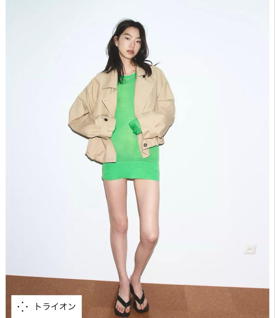 タグ付き新品☆ZARAのコーデュロイフェイクレザー襟ジャケット☆XL