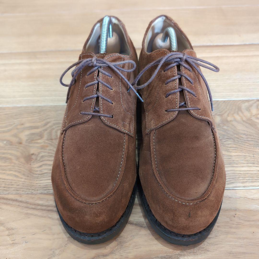 パラブーツ　シャンボード　スエード　UK6サイズ パラブーツ CHAMBORD(シャンボード)Uチップ ネイビー スエード ドレス