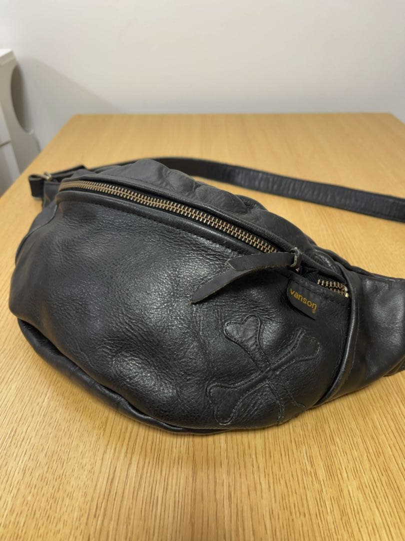 VANSON×BACKDROP】別注 クロスボーン ファニーパック ブラック - メルカリ
