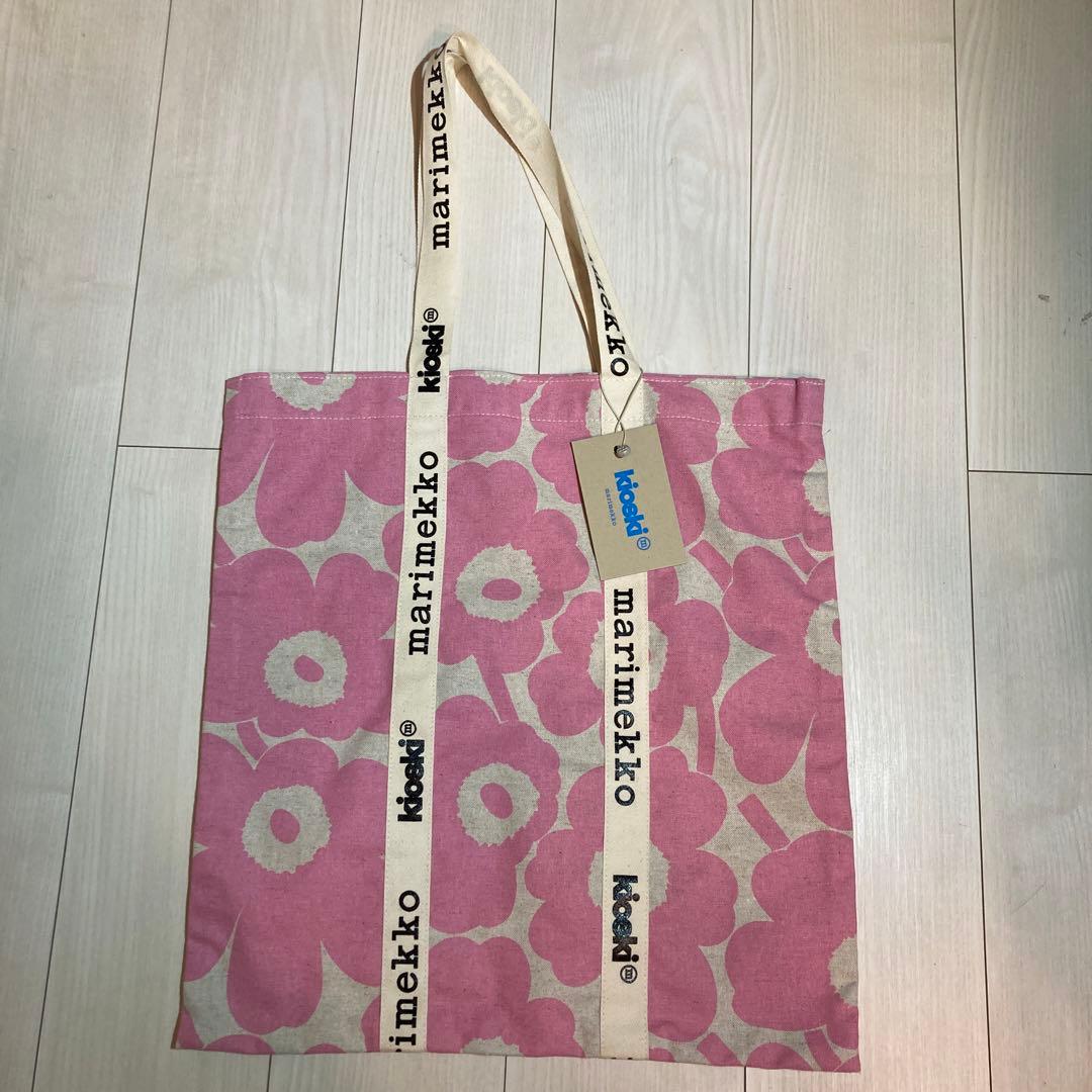 マリメッコ　kioski トートバッグ　新品未使用 marimekko（マリメッコ） トートバッグ 「kioski」Metka Mini Unikko