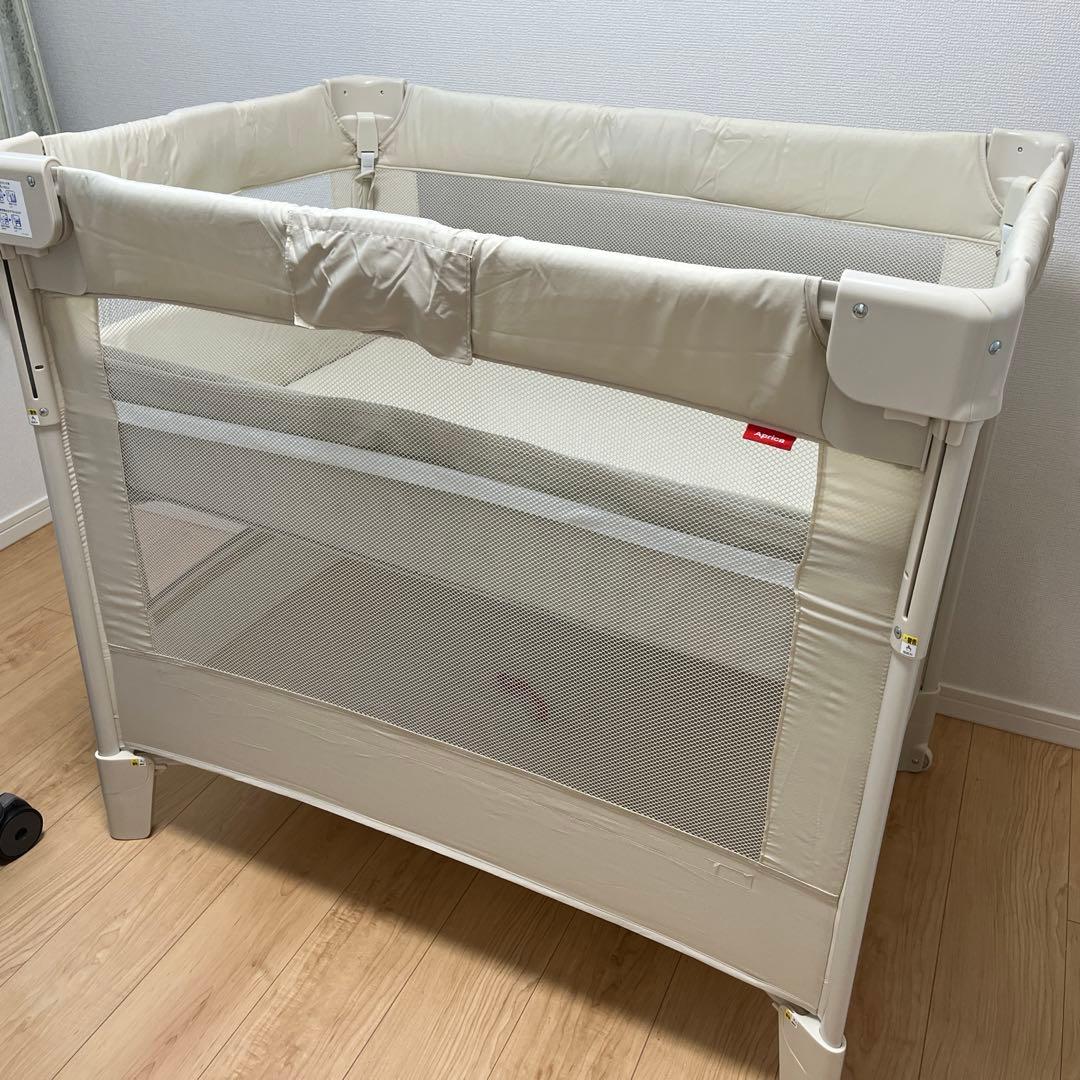 美品　ココネルエアー　ベビーベット　ミルク　アップリカ　aprica ココネル エアー AB Aprica アップリカ ベビーベッドのレンタル