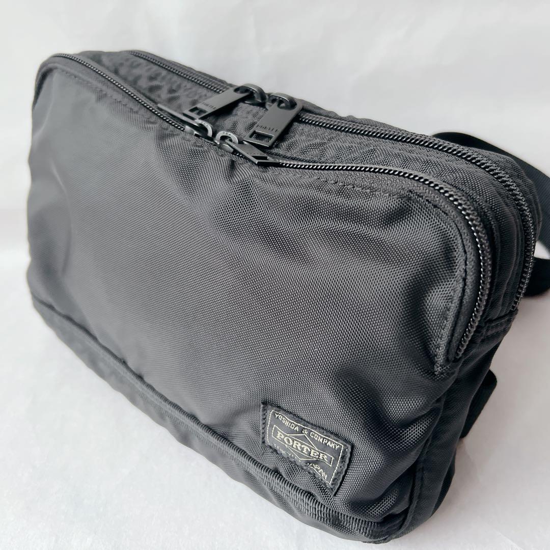 美品✨ポーターフラッシュ ウエスト ボディバッグ 689-05942 ブラック 楽天市場】ポーター フラッシュ ウエストバッグ 689-05942 10 ブラック