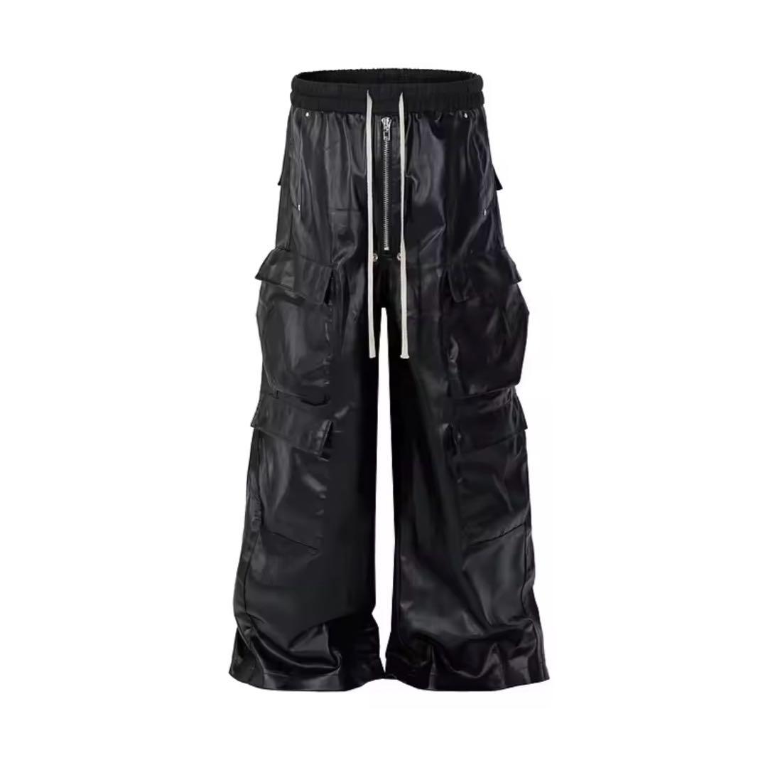 rickowens似 opium coating cargo pants