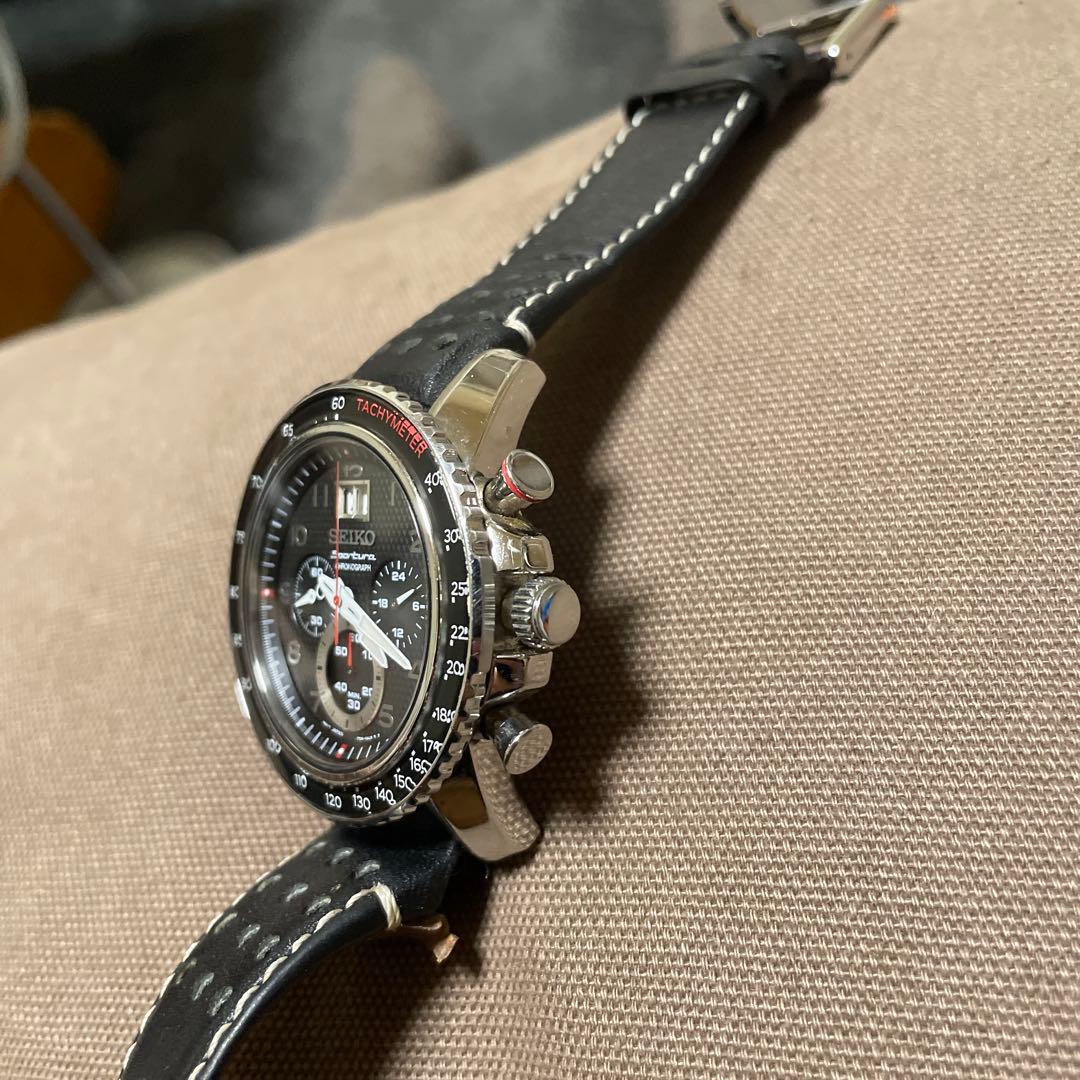 SEIKO セイコー スポーチュラ 7T04-0AL0 クロノグラフ