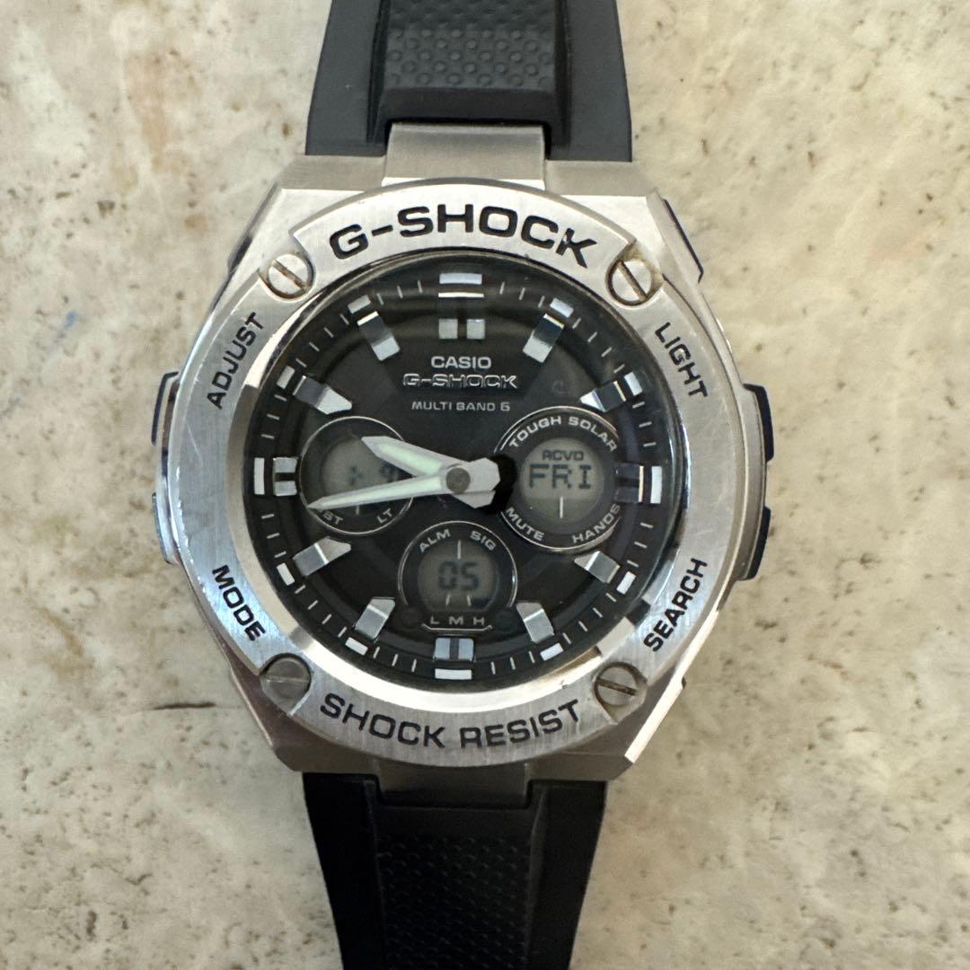 カシオ G-SHOCK GST-W310 電波ソーラー 腕時計 G-SHOCK G-STEEL GST-W310-1AJF メンズ 電波ソーラー ミドルサイズ