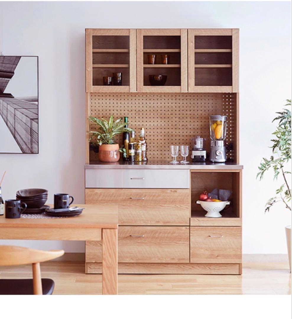 LIVING HOUSE ルシード 120オープンダイニングボード ナチュラル LUCIDO（ルシード）120/105オープンダイニングボード ナチュラル色