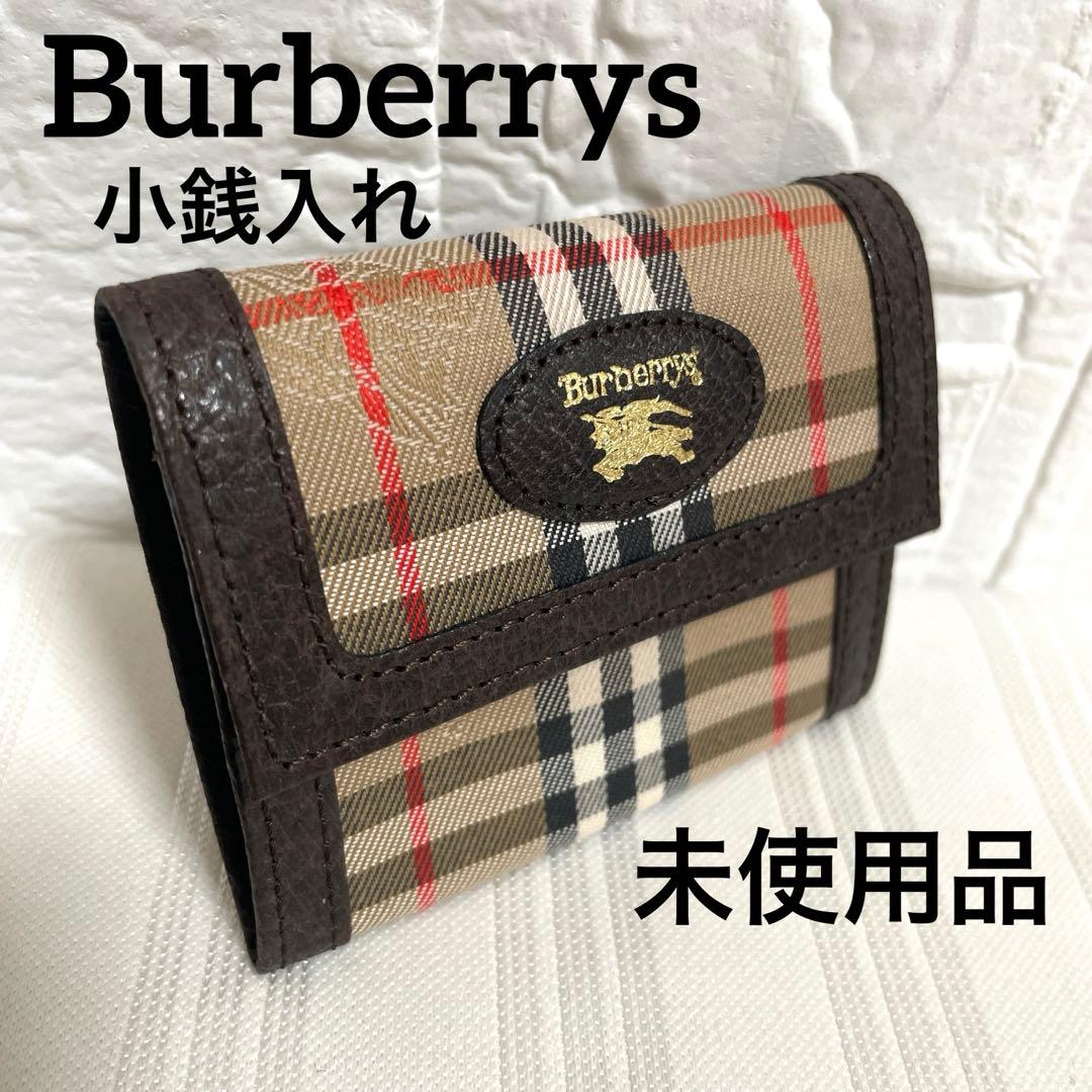 未使用品 バーバリー 小銭入れ ケース シャドーホース ノバチェック 美品】BURBERRY バーバリー ノバチェック コインケース 小銭入れ