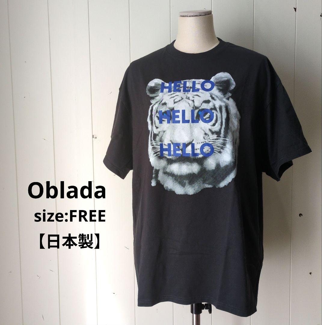 オブラダ Oblada CINCH TIGER TEE Tシャツ レディース 黒 - メルカリ