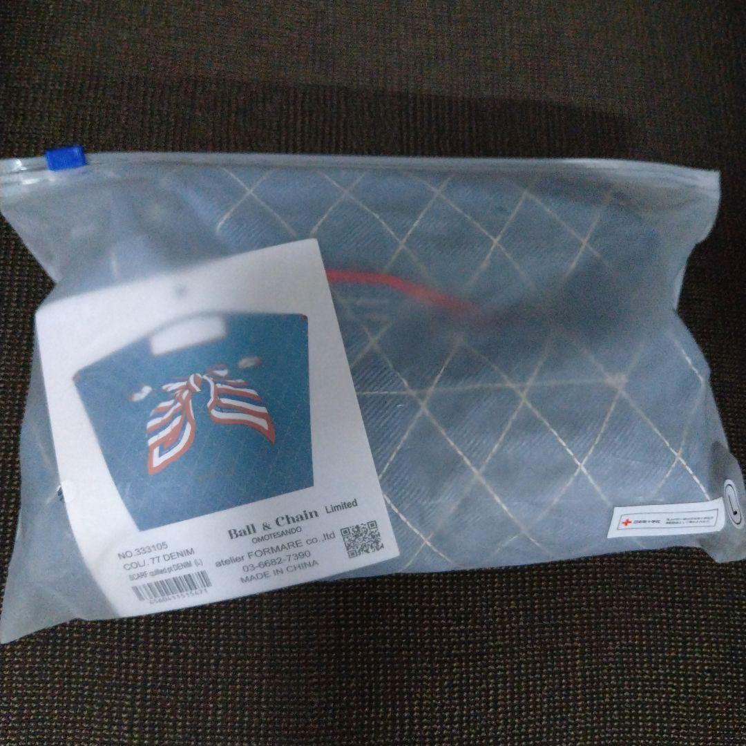 新品未使用※タグ付き※ボールアンドチェーン※表参道限定※スカーフ柄※L