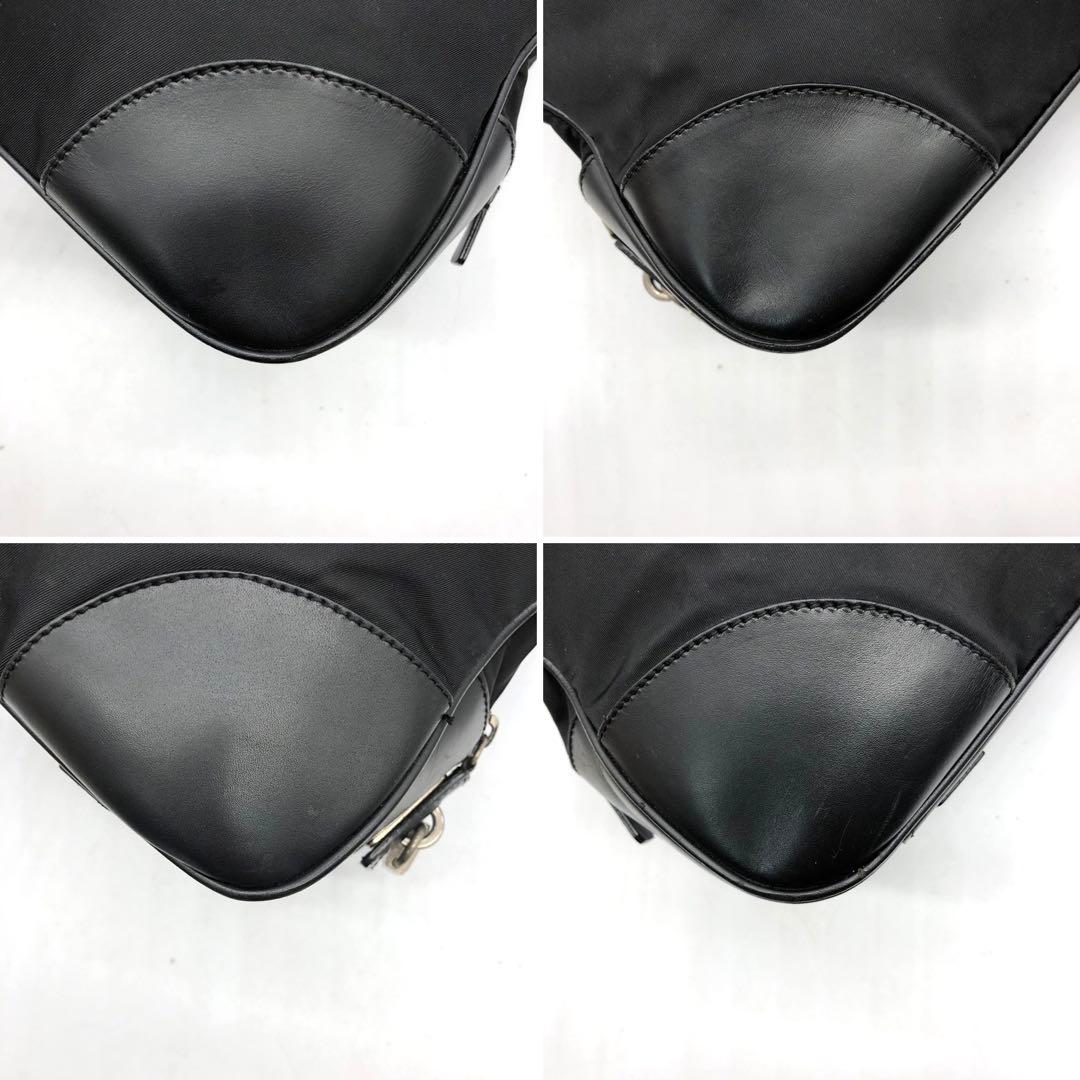 ✨極美品✨ プラダ ハンドバッグ ボーリングバッグ 三角ロゴ ナイロン