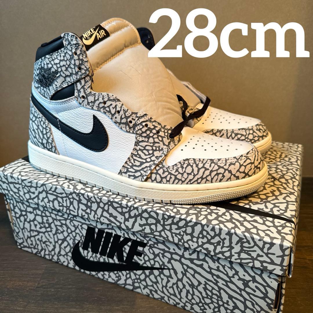 【新品未使用】エアジョーダン1ホワイトセメント 3/1発売｜Nike Air Jordan 1 High OG 