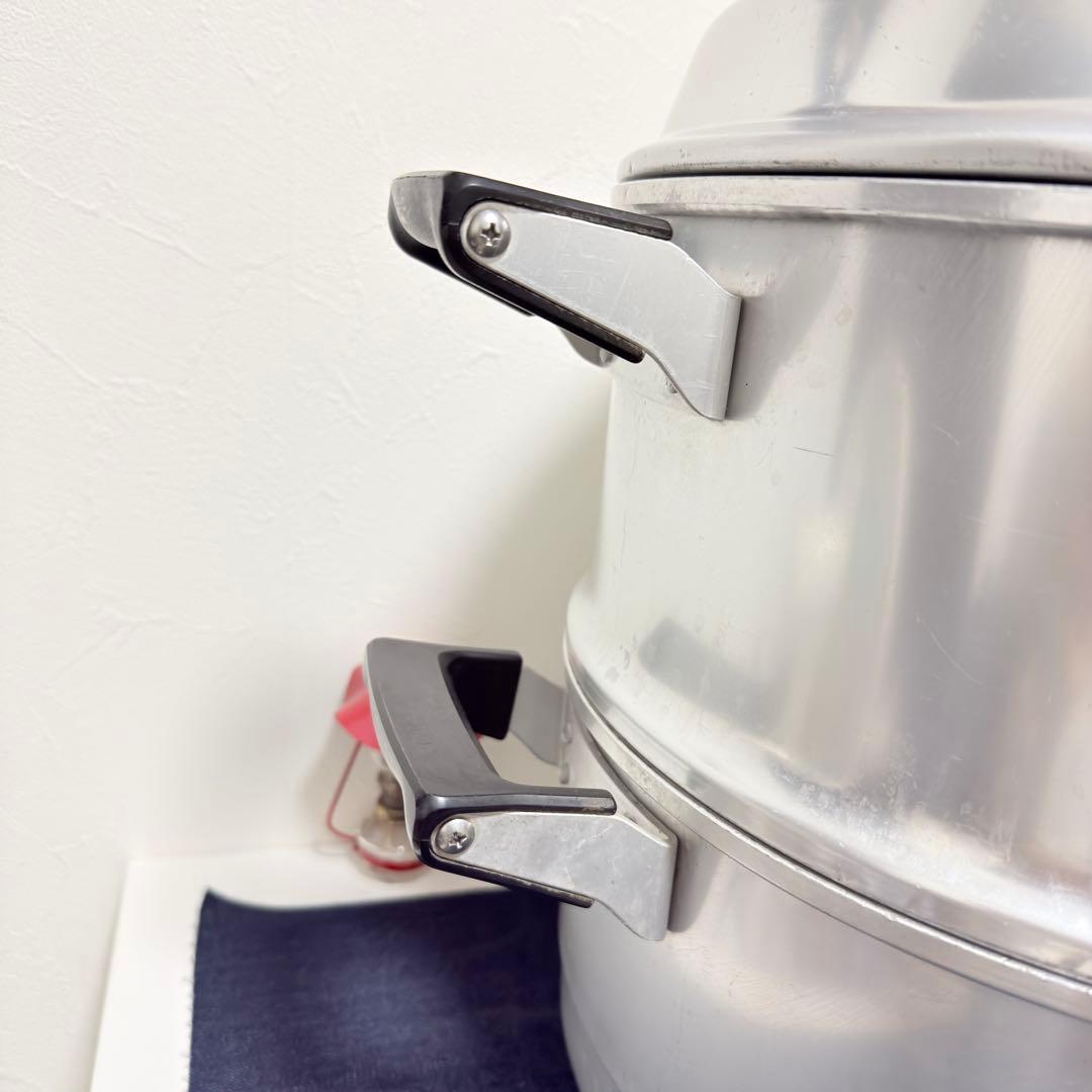 アカオアルミ AKAO 蒸し器 33cm 2段 大型 プロ仕様 料理 厨房 - メルカリ