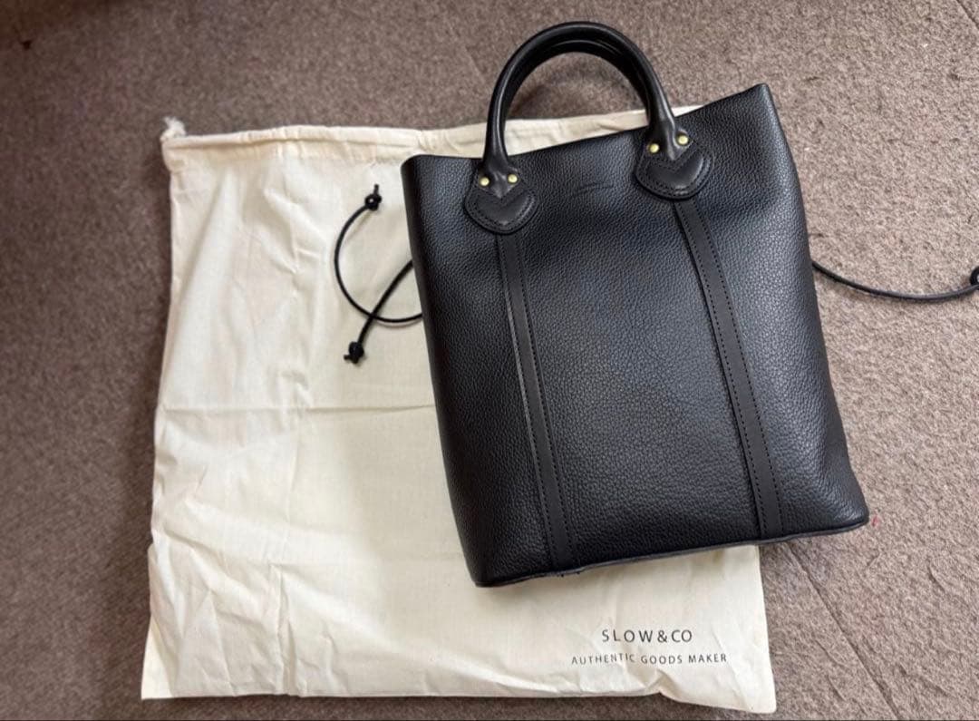 SLOW&CO 2WAYトートバッグ ブラック 全国通販】SLOW&CO