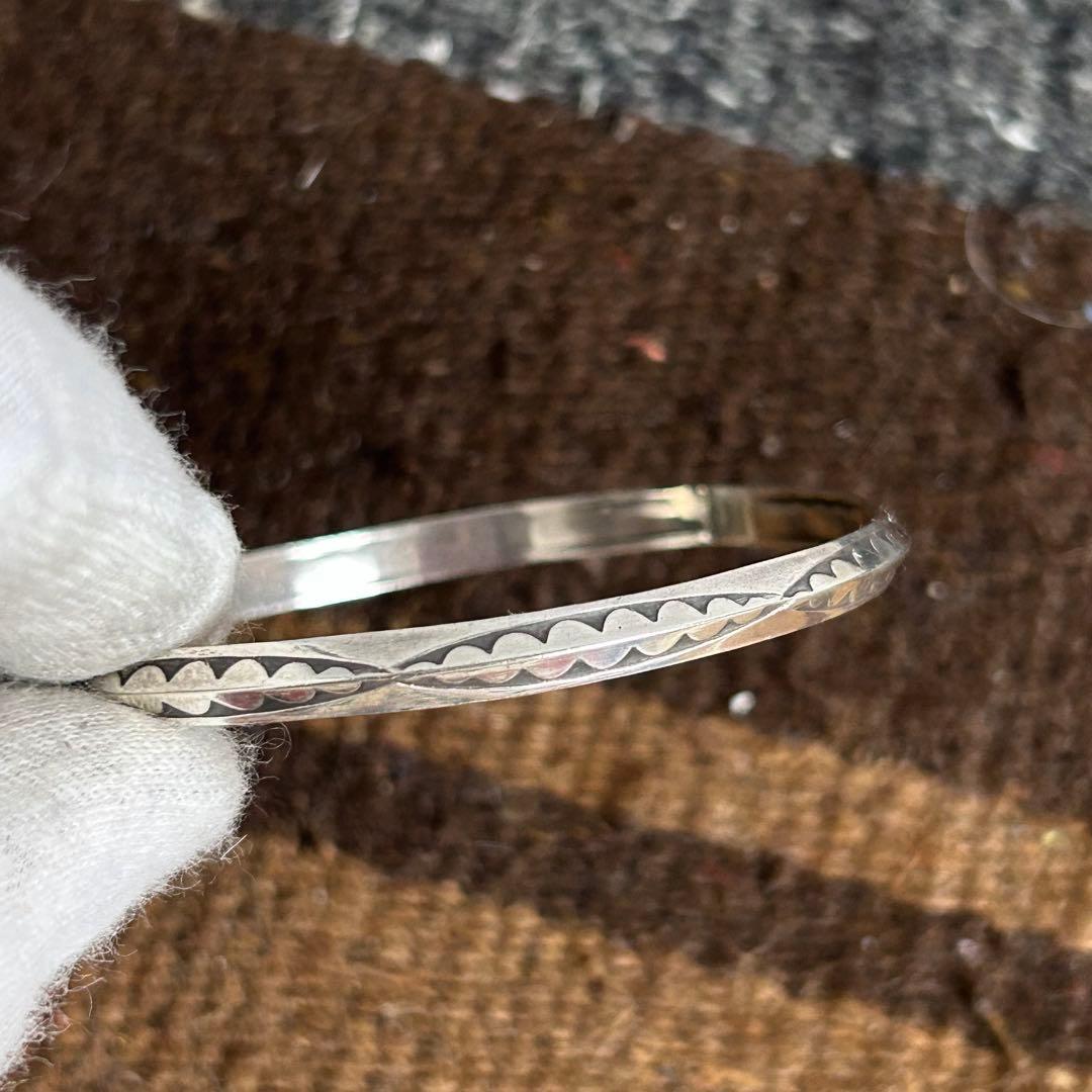 NAVAJO バングル Sterling elaine tahe シルバー925 - メルカリ