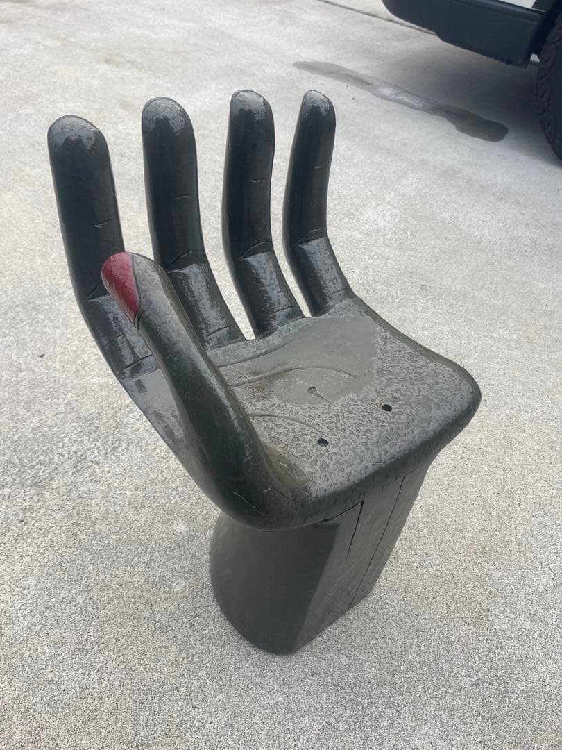 手のスツール椅子 イス チェア オブジェ アジアン家具 バリ風 クリヤー塗装済み 5月下旬入荷予定】いす 椅子 イス チェア オブジェ アジアン家具 バリ