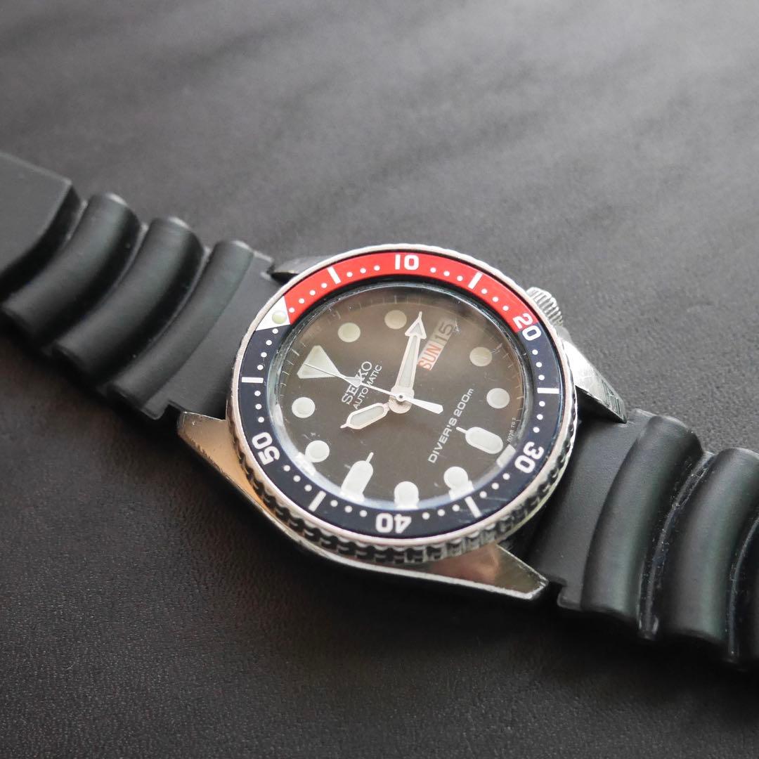 OH済】セイコーダイバー 200m 希少ボーイズサイズ ペプシ - メルカリ
