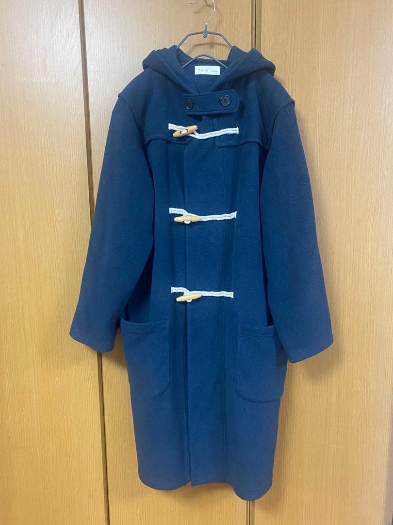 1 mile Plantation フリースコート ダッフルコート ネイビー - メルカリ