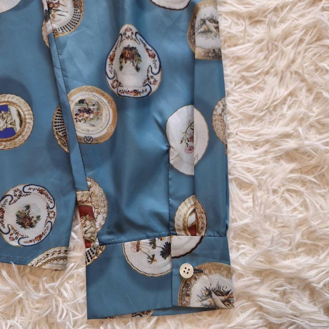 新品タグ付✨希少 ロイスクレヨン ロイヤルプレートブラウス フリル 総