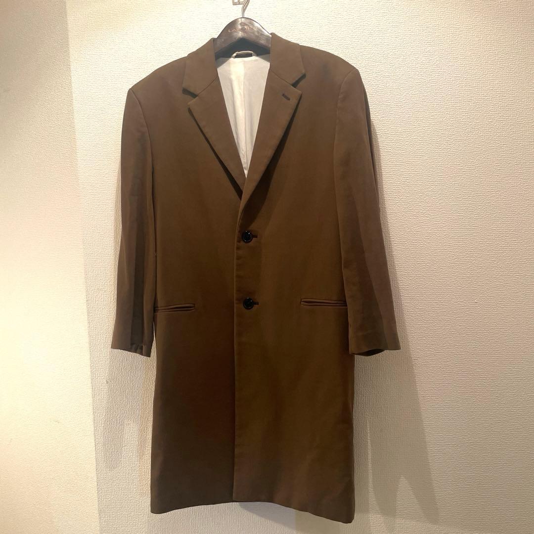 LEMAIRE ブラウン チェスターコート TIME SALE] LEMAIRE ルメール アルパカウール チェスターフィールド