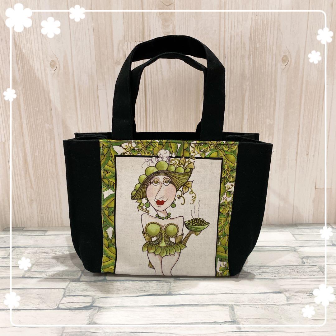 試作品】ハンドメイド ミニトートバッグ ロラライハリス - メルカリ