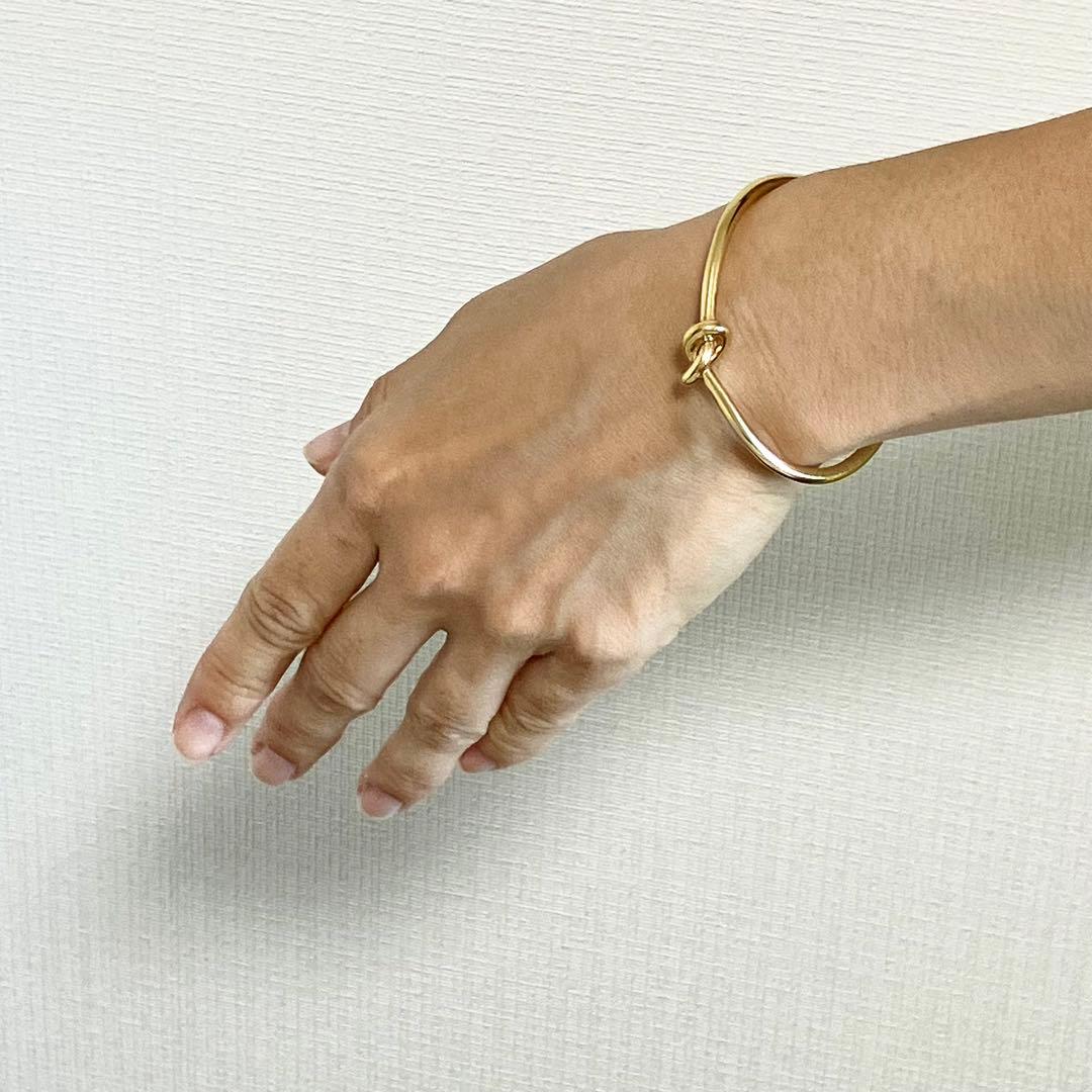 4045 激レア☆CELINE セリーヌ ノットバングル ゴールド - メルカリ