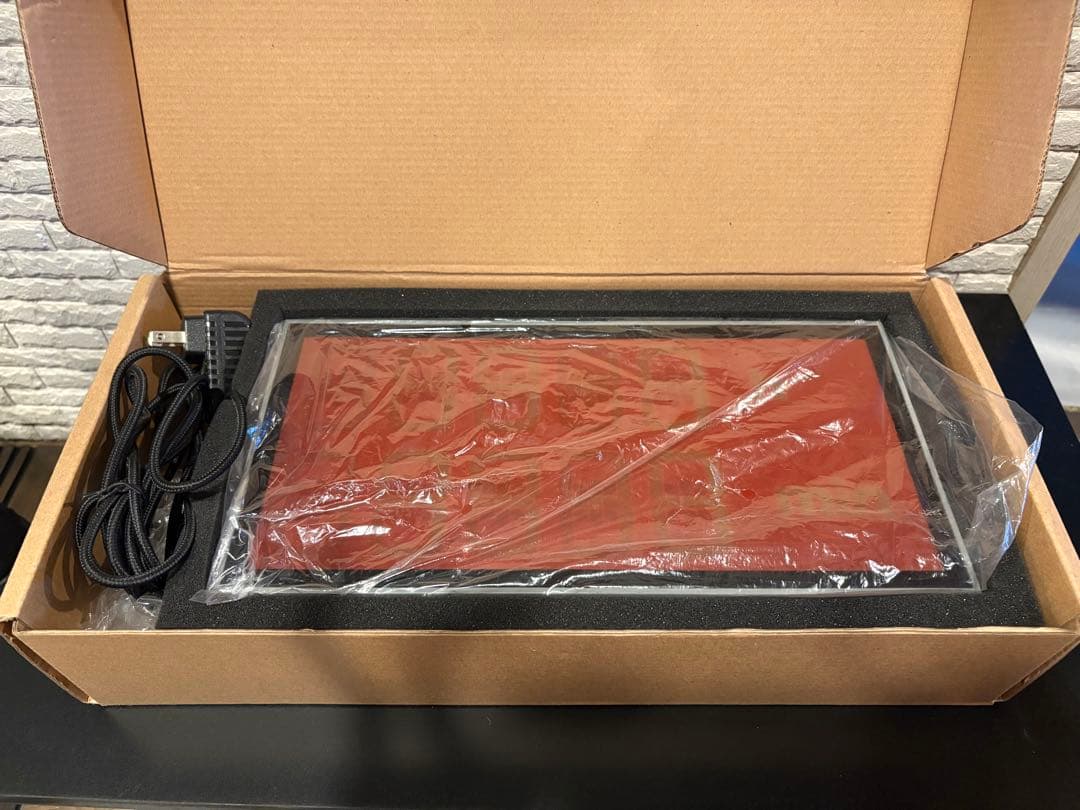  CLOCK デジタル表示　シルバー Amazon.co.jp: LGL Studio ニキシー管風 置き時計 VFD｜真空蛍光表示