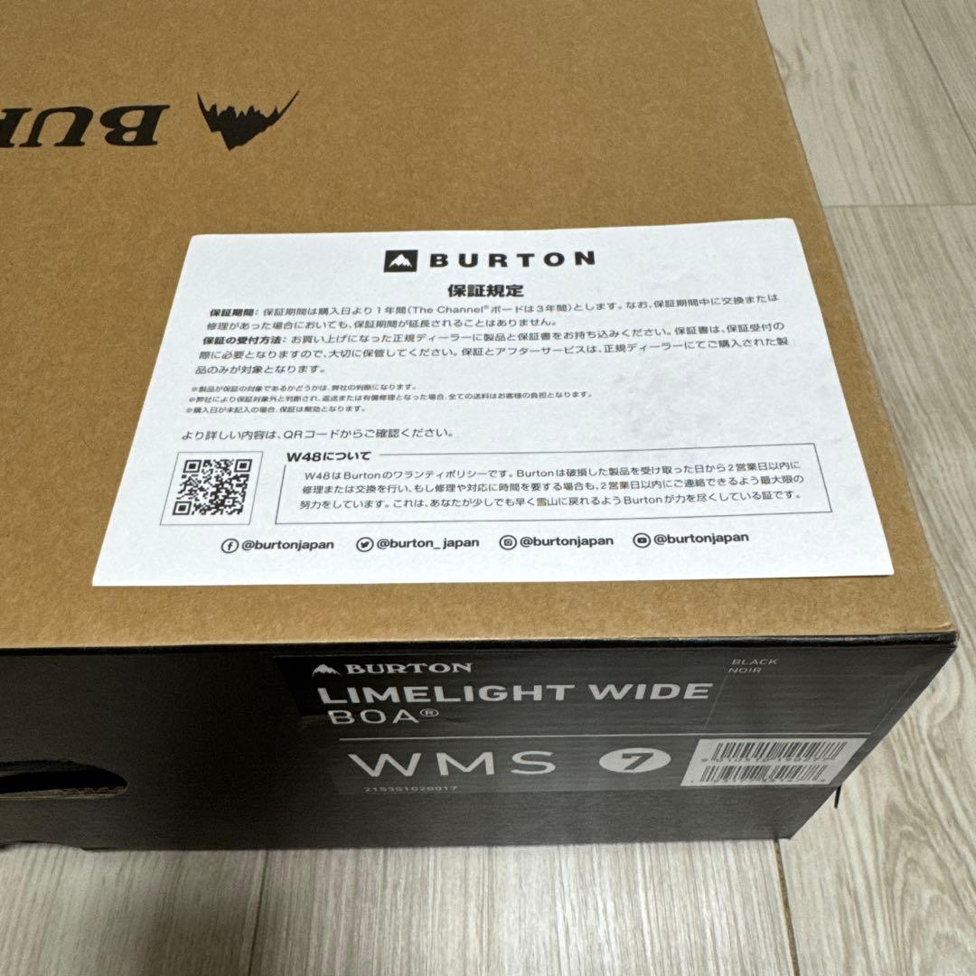 ☆良品☆ BURTON LIMELIGHT WIDE BOA 24.0cm