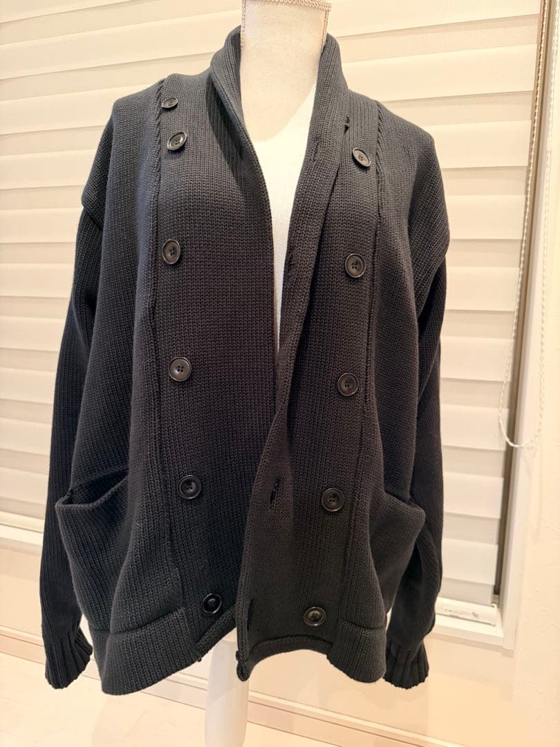 ACV-KN-H03 ショールカラー DOUBLE BREASTED KNIT - メルカリ