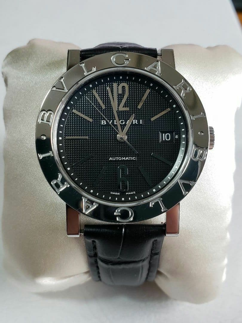 BVLGARI 自動巻き時計 ブラック 中古・古着通販】BVLGARI (ブルガリ) 腕時計 自動巻き｜ブランド・古着