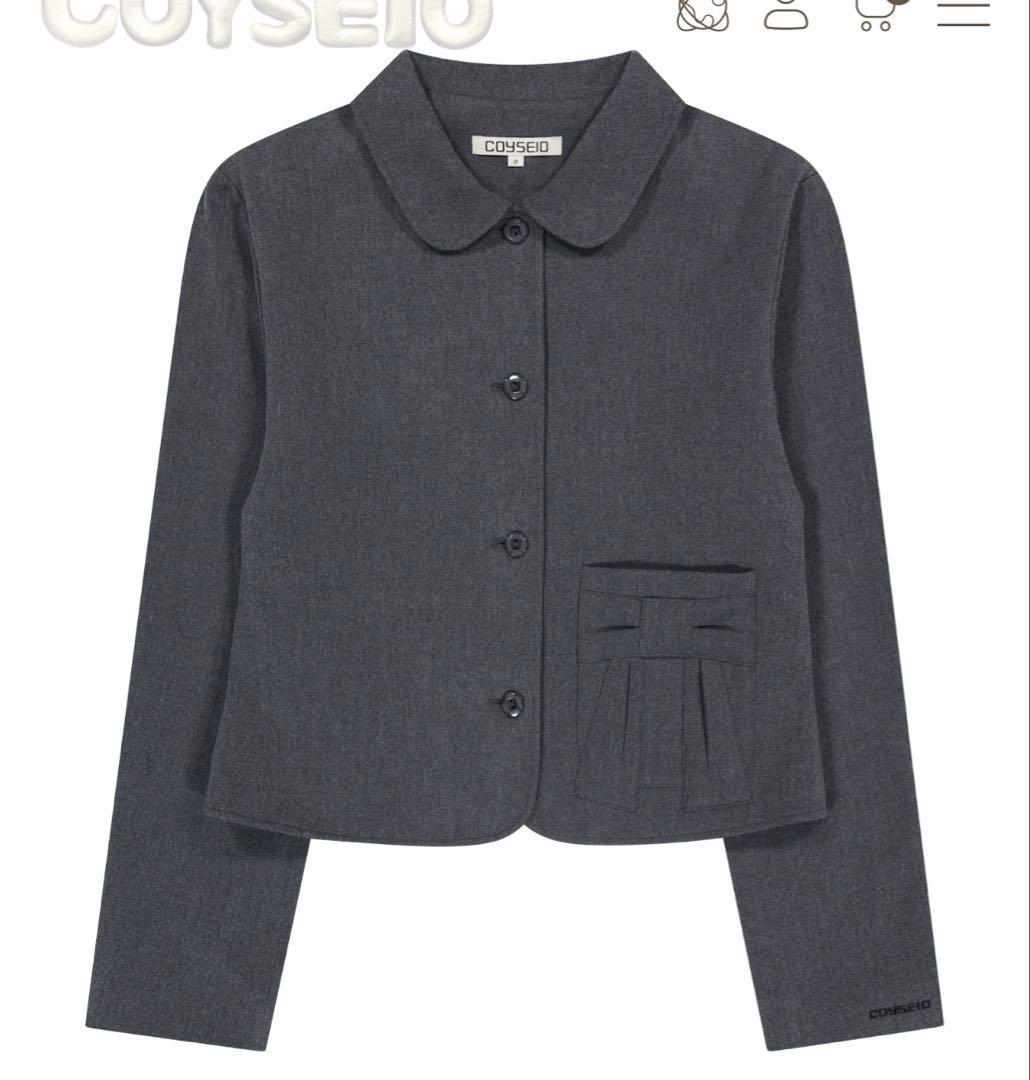 ジャケット・アウター coyseio RIBBON JACKET GREY MUSINSA | COYSEIO RIBBON JACKET GREY