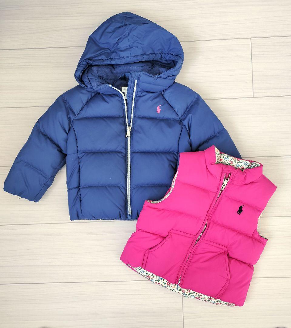【週末セール☆】Ralph Lauren ダウンジャケット＆ベストセット 24M 楽天市場】POLO by Ralph Lauren Men'sダウンベスト&ジャケット