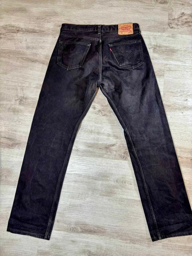 希少】イギリス製 ユーロリーバイス 501ブラック 刻印311 W34 #19