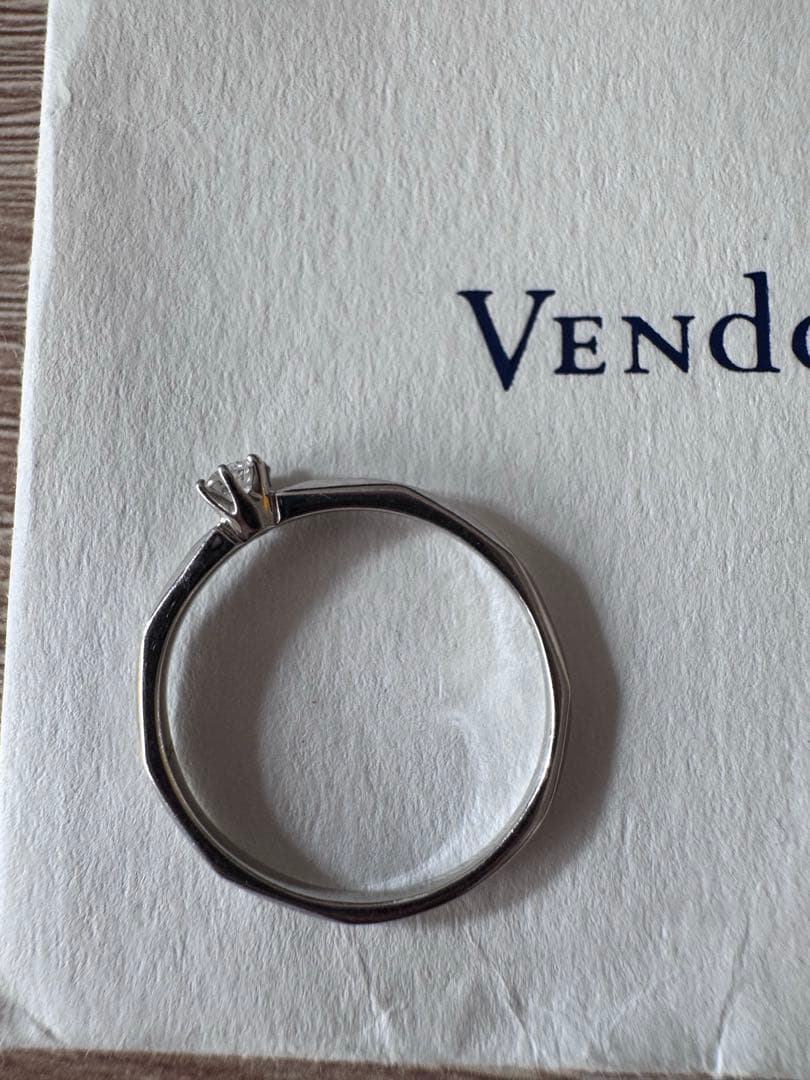 13号 Vendome Aoyama 0.1ct pt950 ダイヤモンドリング