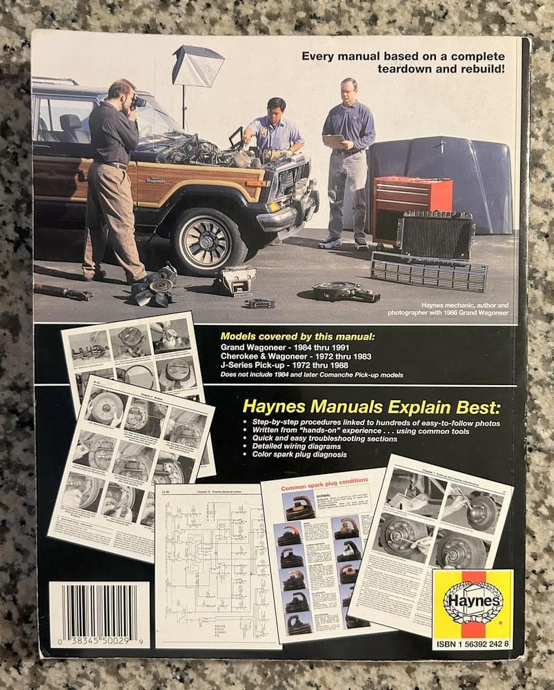 JEEP WAGONEER1972-1991 ヘインズ・絶版リペアマニュアル - メルカリ
