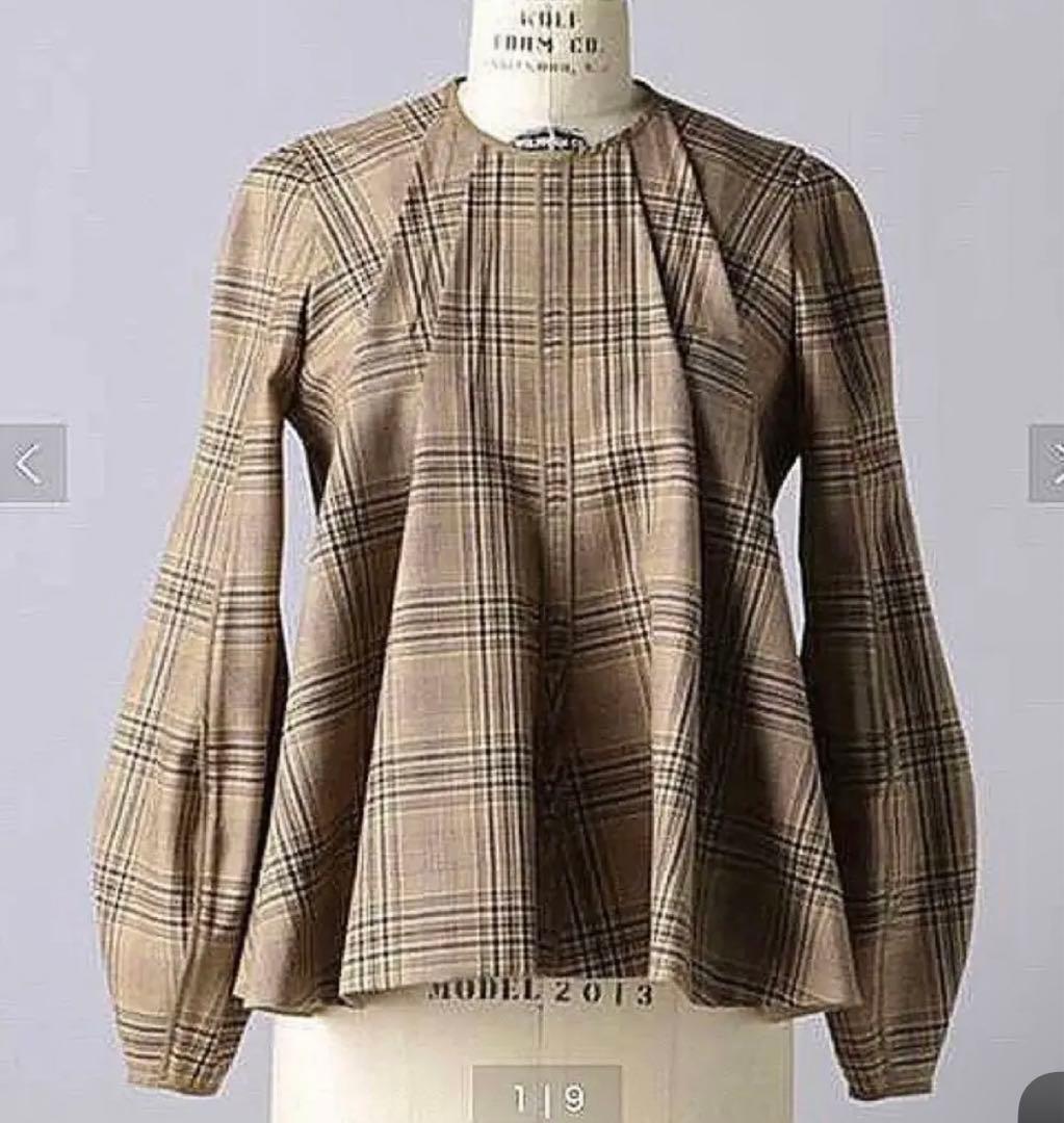 BLAMINK ブラミンク　チェックブラウス BLAMINK(ブラミンク)｜チェックレギュラーシャツ/ライトブルー の通販