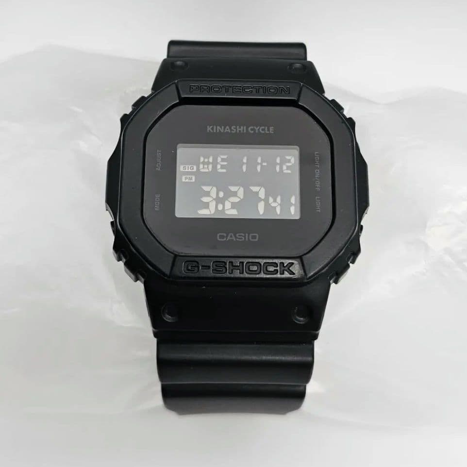 稼働　木梨サイクル × G-SHOCK 人気コラボモデル　スクエアブラック 2026年最新木梨サイクル 新品未使用品 G-SHOCK 木梨サイクル コラボ