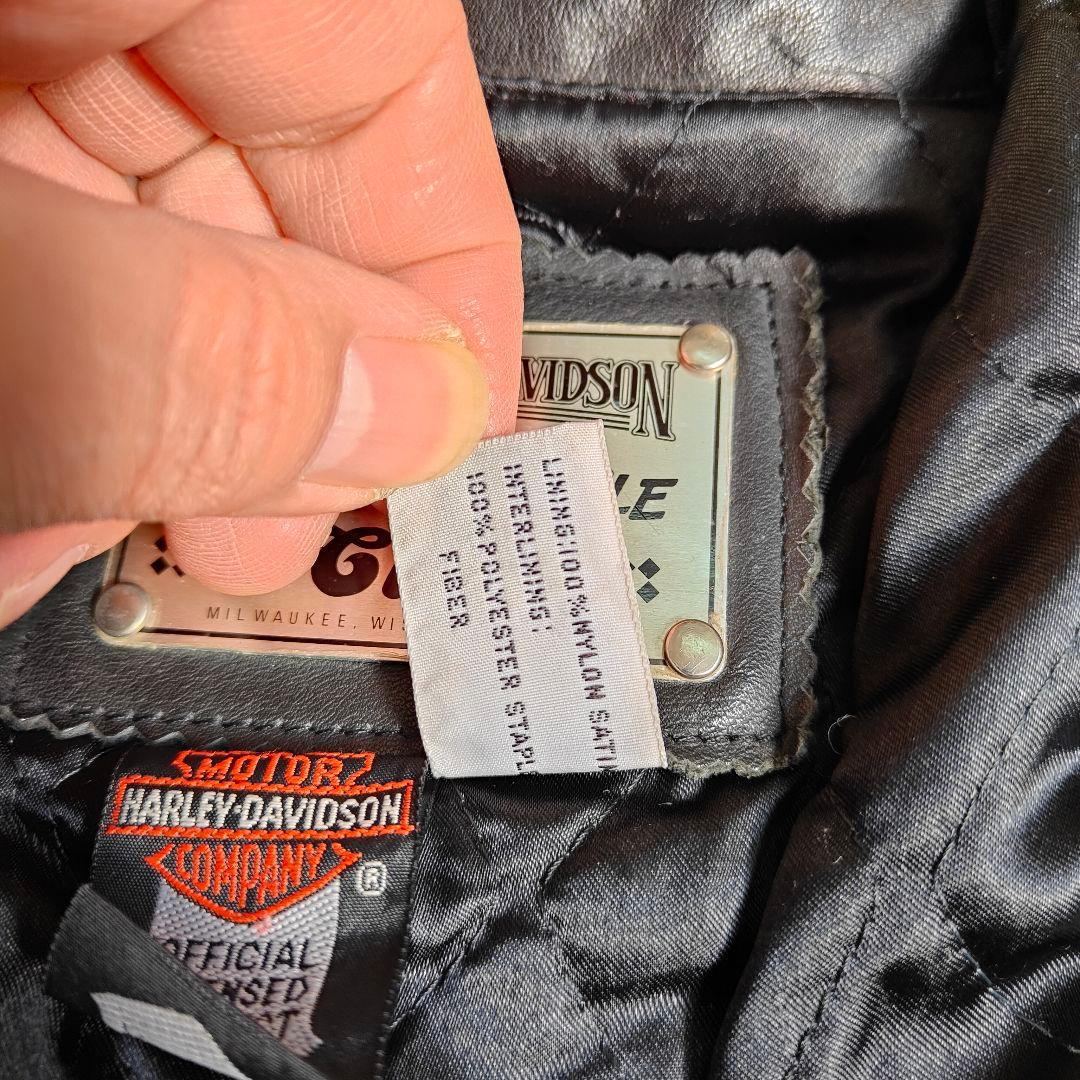 ハーレーダビッドソン スクリーミン イーグル レザーライダース 36 黒