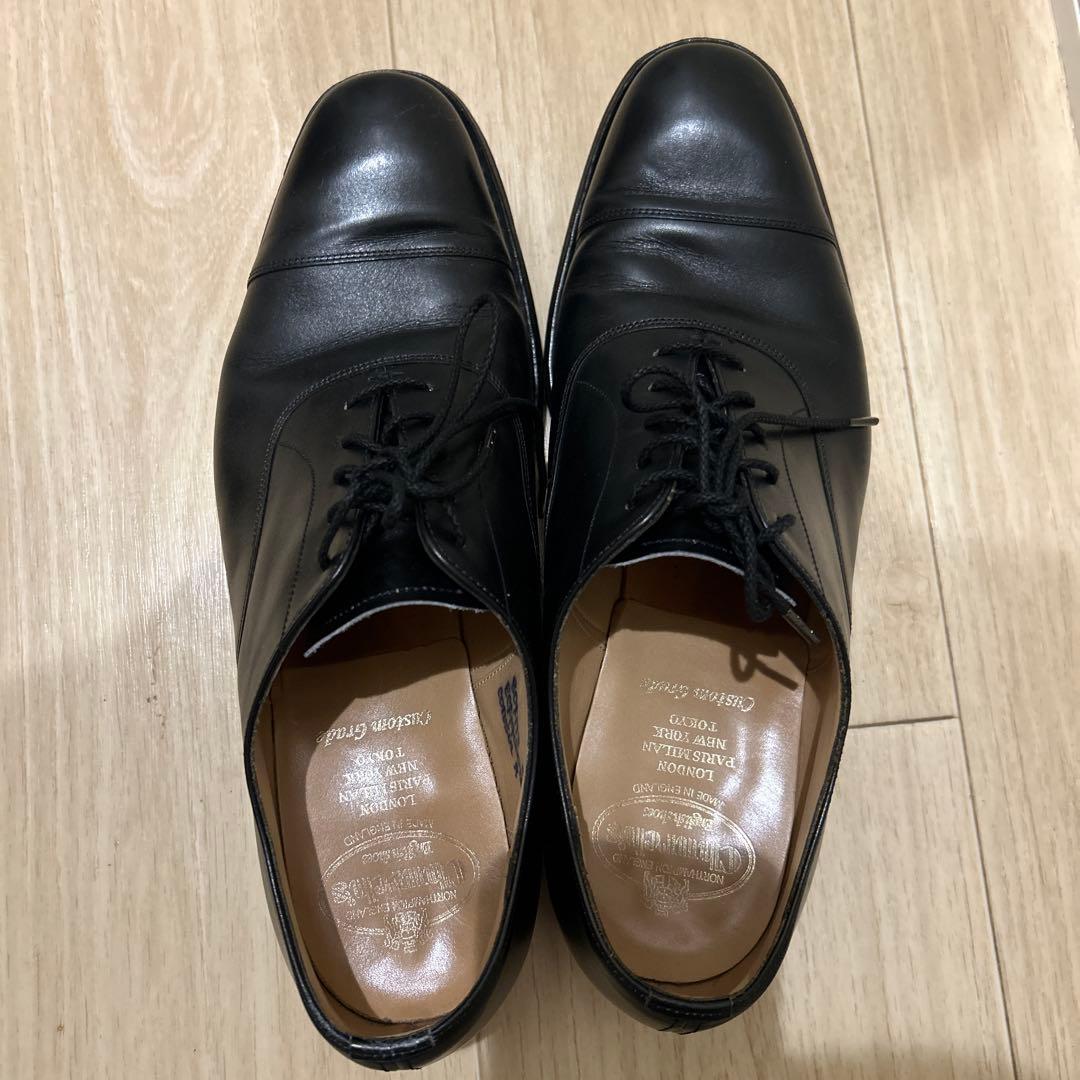 church 革靴　サイズ8 Church's】チャーチ ビジネスシューズ ブラック（黒） サイズ 8.0