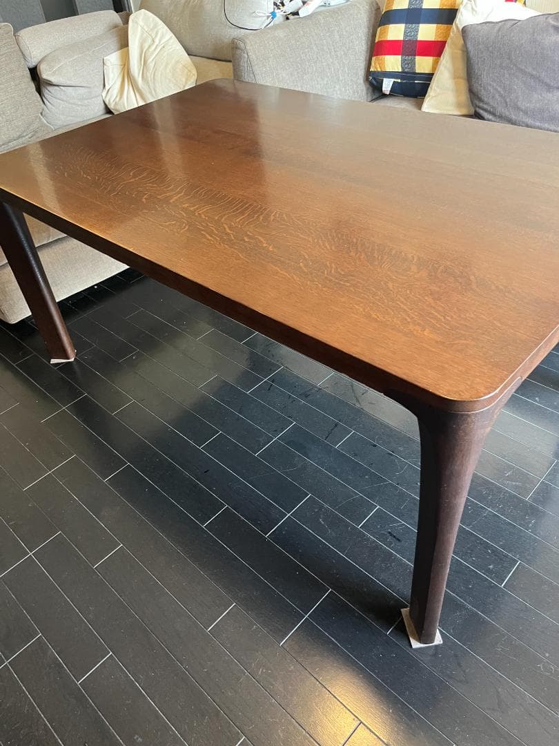 カリモク家具 北欧風天然無垢材 アンティークダイニングテーブル D36494MK_grande.jpg?v=1770011812