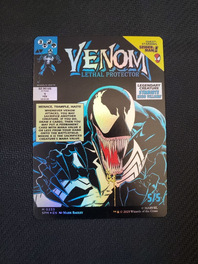エディ・ブロック/Eddie Brock ボーダレスfoil 401 Games Canada - Eddie Brock // Venom, Lethal Protector