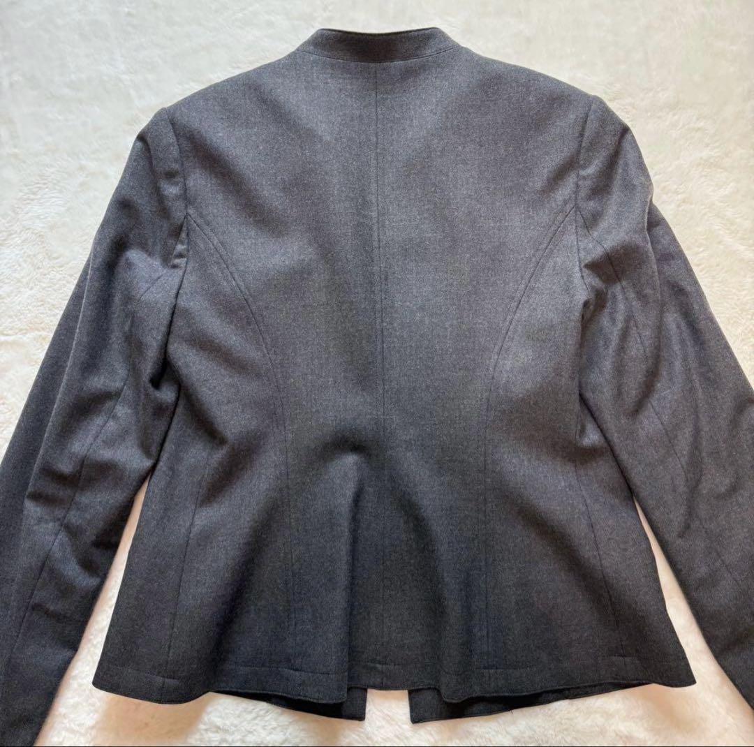 Theory セオリー スーツ上下セット ノーカラージャケット スカート