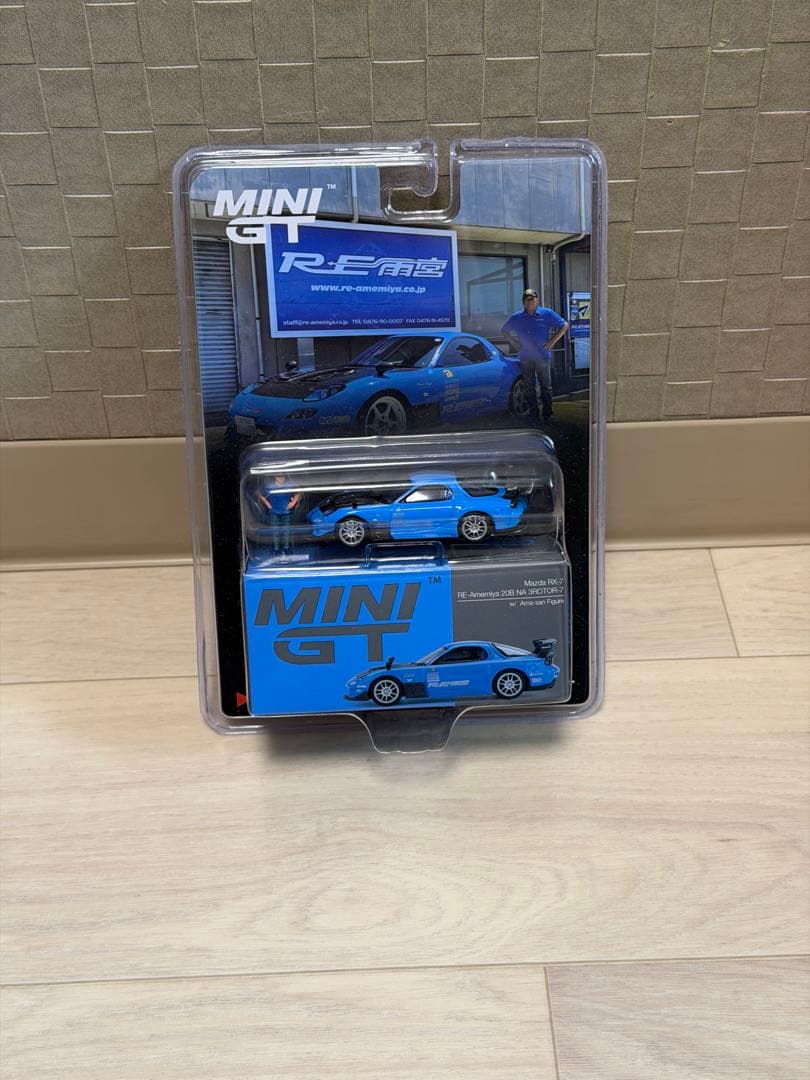 東京オートサロン2025 限定 MINIGT RE雨宮 マツダ RX−7 MINI GT 1/64 マツダ RX-7 RE雨宮 マツキヨ 刻 3ローター NA-7
