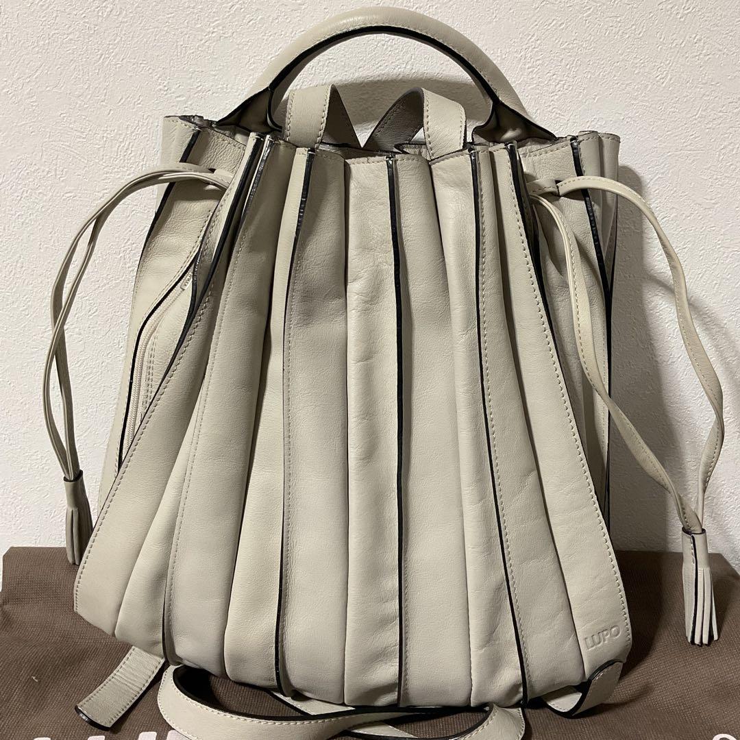 ぜんまいねずみ 使用二日 美品 ルポ ナチュレ プリーツ バックパック② ぜんまいねずみ様専用 使用二日 美品 ルポ ナチュレ プリーツ バック